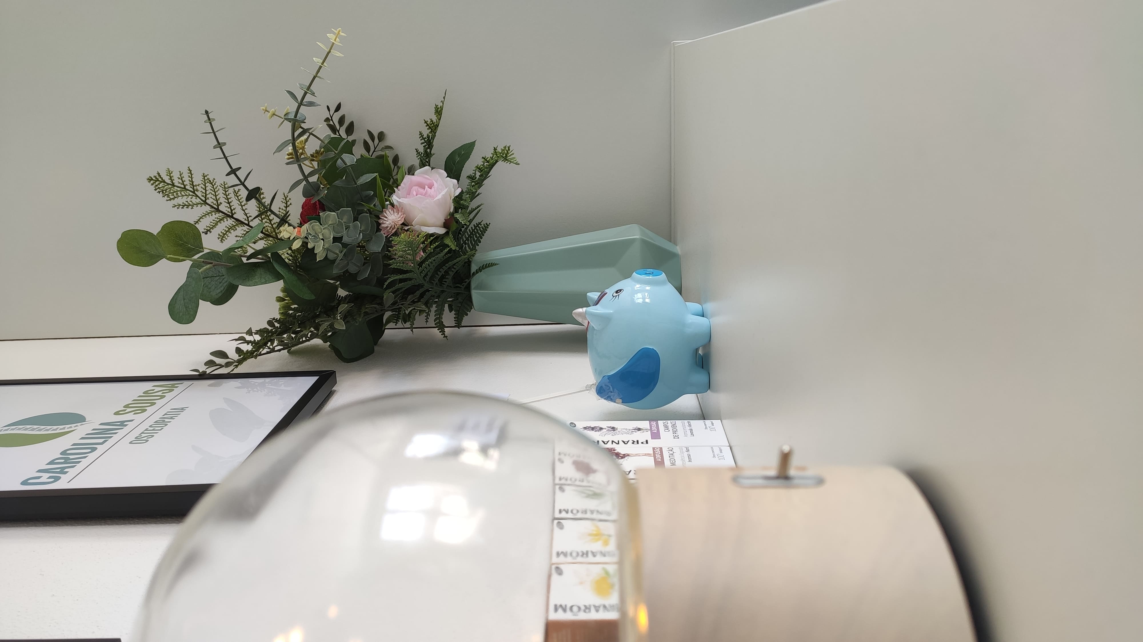 Difusor e óleos essenciais